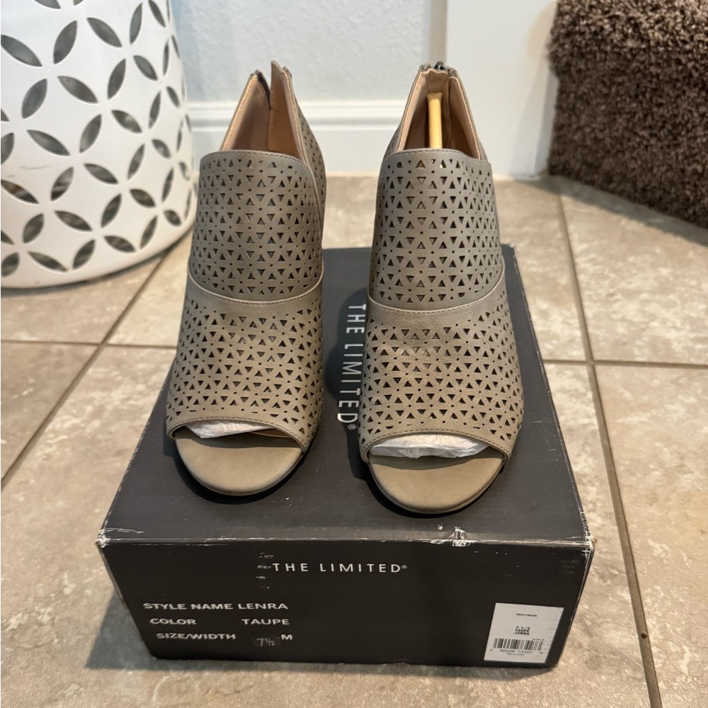 The Limited Open Toe heels (New)